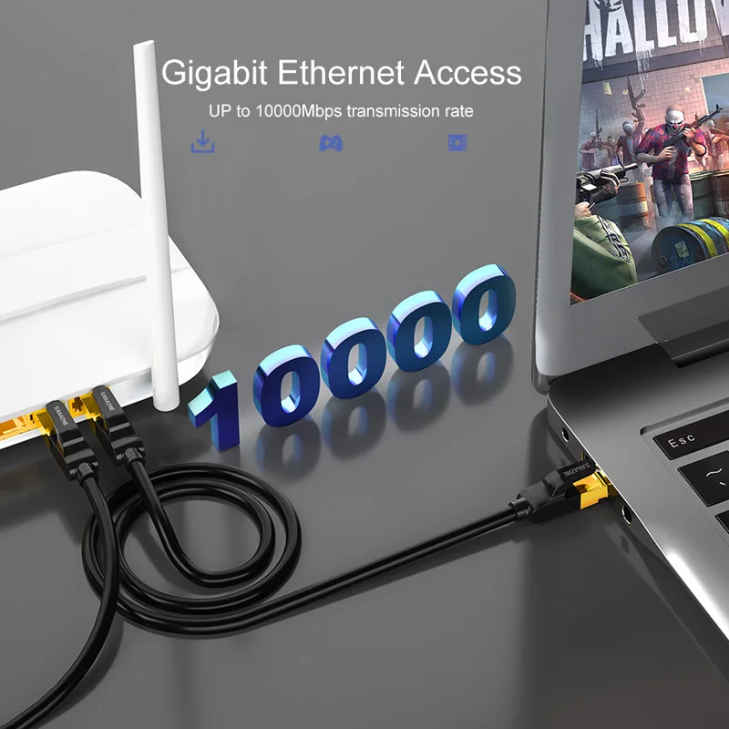SAMZHE Cat7 FTP Ethernet коммутационный кабель CAT7 LAN стандартный RJ45 для компьютерного