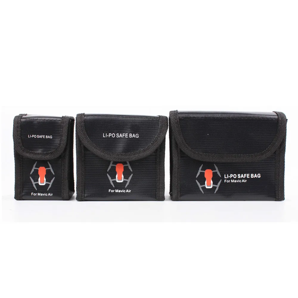 For DJI MAVIC AIR Battery Bag Case Protective Storage LiPo Explosion-proof Safe for dji mavic air Accessory | Электроника