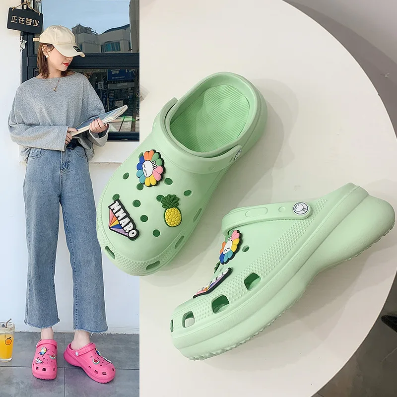 

Модные женские домашние тапочки на толстой подошве для улицы, мужская обувь, мужские Тапочки для ванной