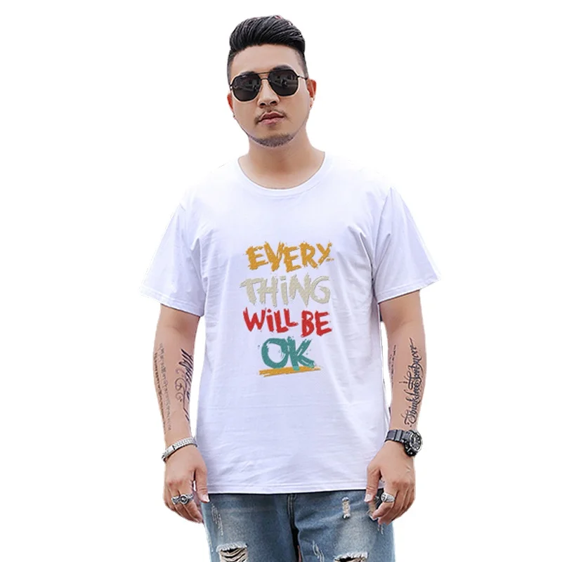 Футболка мужская с круглым вырезом тенниска из 100% хлопка крутая повседневная