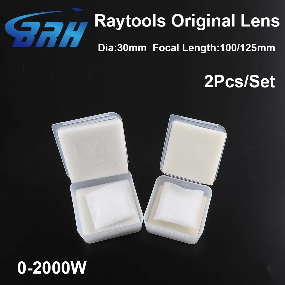 Оригинальные линзы для фокусировки BRH RayTools D30 F100 125 мм волоконной лазерной режущей
