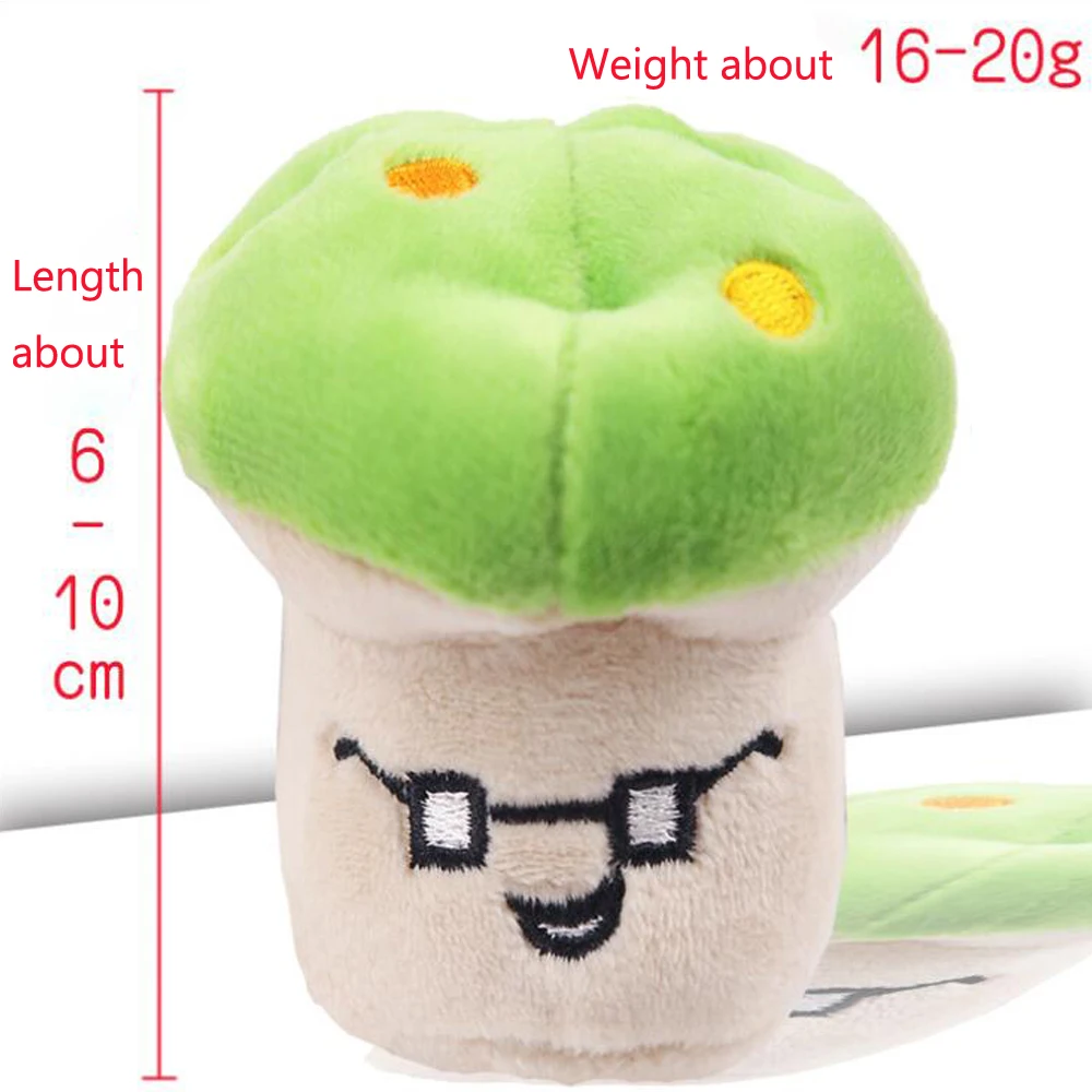 1 шт. милая игрушка для собак розовый/зеленый гриб игрушки плюшевый жевательный
