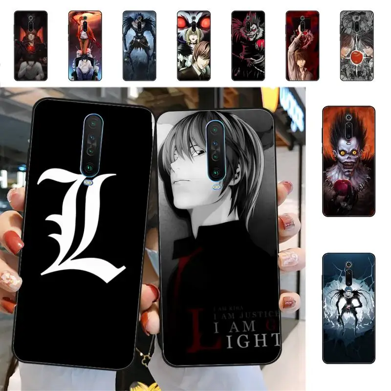 

Yinuoda Death Note Phone Case for Redmi 5 6 7 8 9 A 5plus K20 4X S2 GO 6 K30 pro