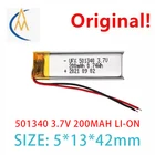Ufx501340 3,7 в 200 мАч литиевая полимерная батарея точечная ручка для чтения емкостная ручка умная переносная батарея светодиодный шка LED circuit boa