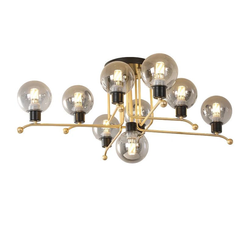 Светодиодный потолочный светильник в скандинавском промышленном стиле