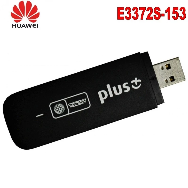 

Разблокированный Huawei e3372 e3372s-153 4G LTE USB-ключ, мобильный широкополосный USB-накопитель, USB-карта Datacard plus, 2 антенны, 17 шт.