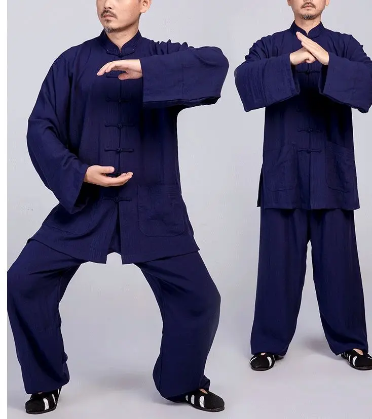 17 цветов высококачественные льняные унисекс костюмы Wudang taoism tai chi кунг-фу taoist