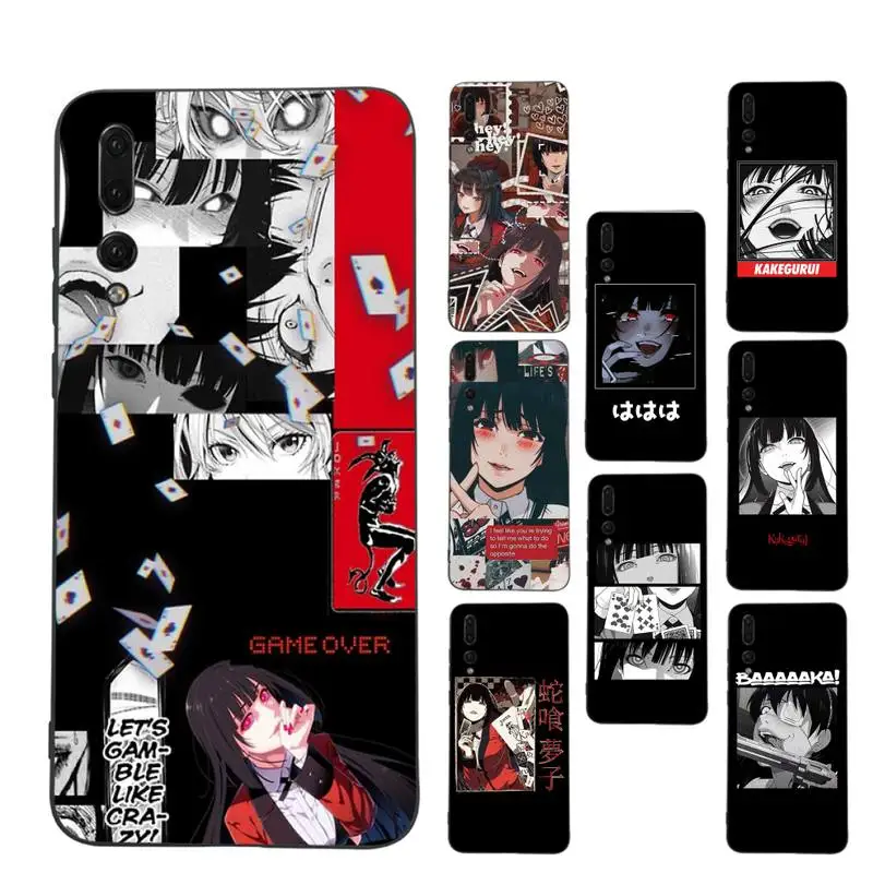 

Japanese Anime Kakegurui Jabami Yumeko Phone Case Soft Silicone Case For Huawei p 30lite p 30 20pro p40lite P30