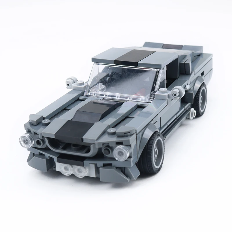 

Игрушки для мальчиков SUV Eleanored Mustanging гоночный автомобиль высокотехнологичный GT500 строительные блоки гонки США мышечный автомобиль кирпичи ...