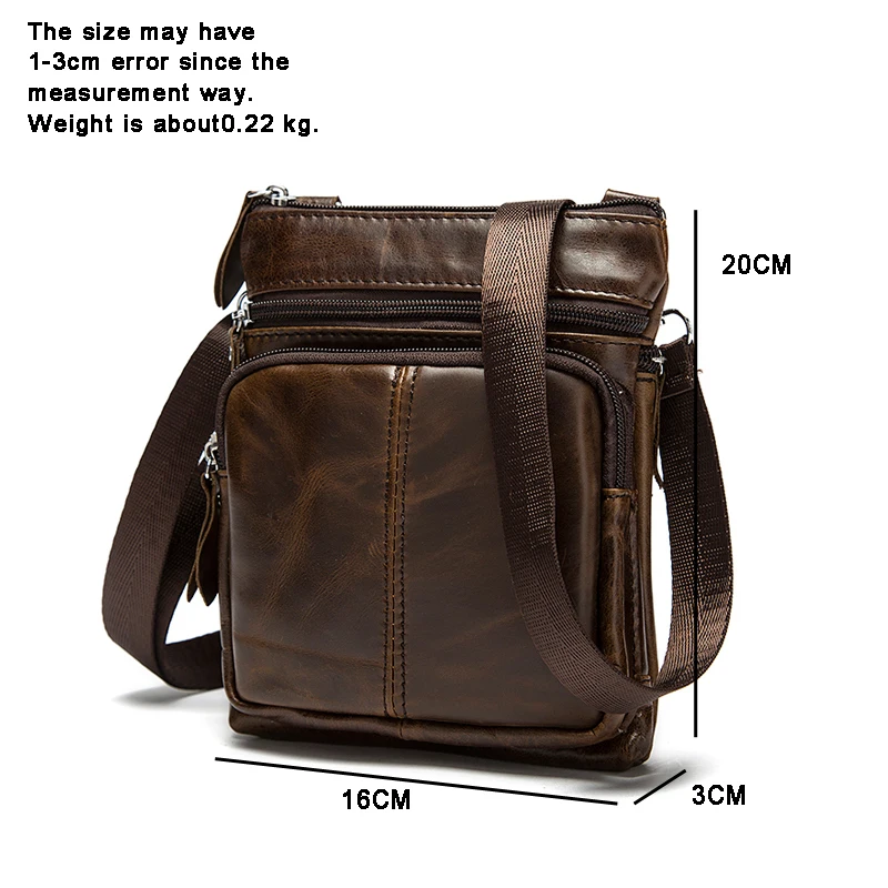 Сумка мессенджер Мужская из натуральной кожи|Мужские портфели| |