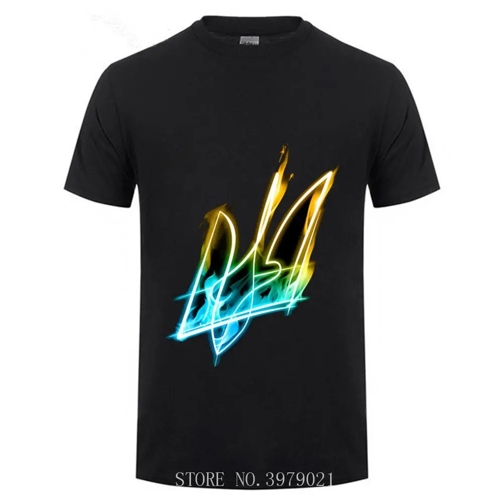 Украинский Национальный флаг 2019 летние футболки для мужчин на каждый день 100%