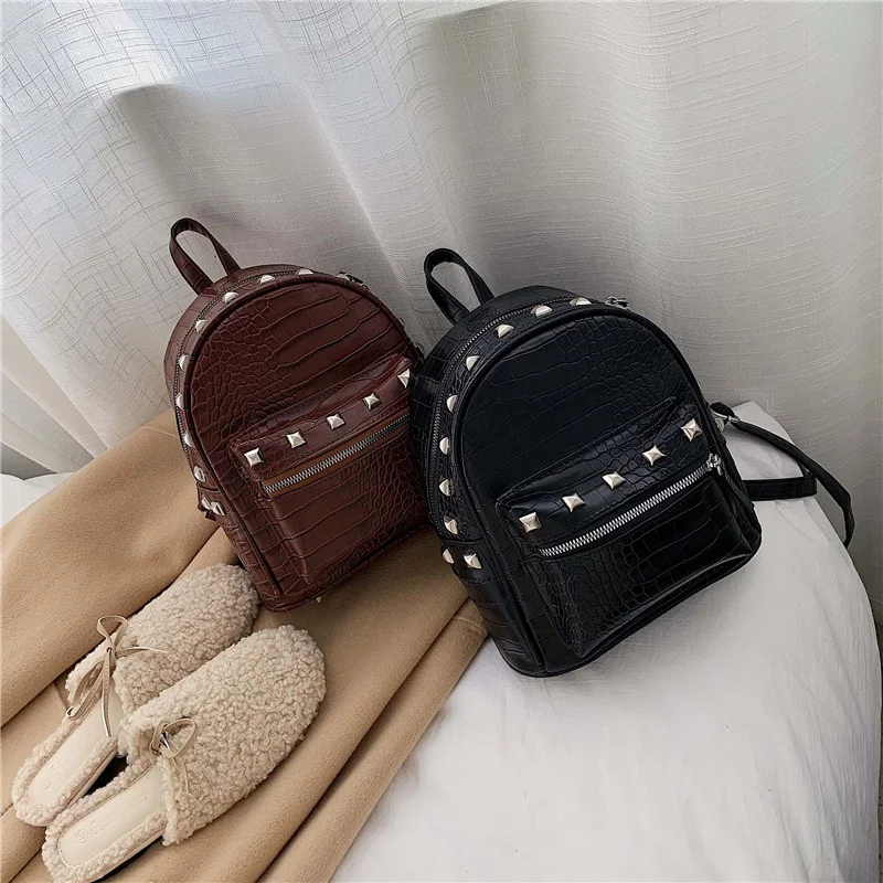 Мини-рюкзак из искусственной кожи для женщин женский многофункциональный рюкзак