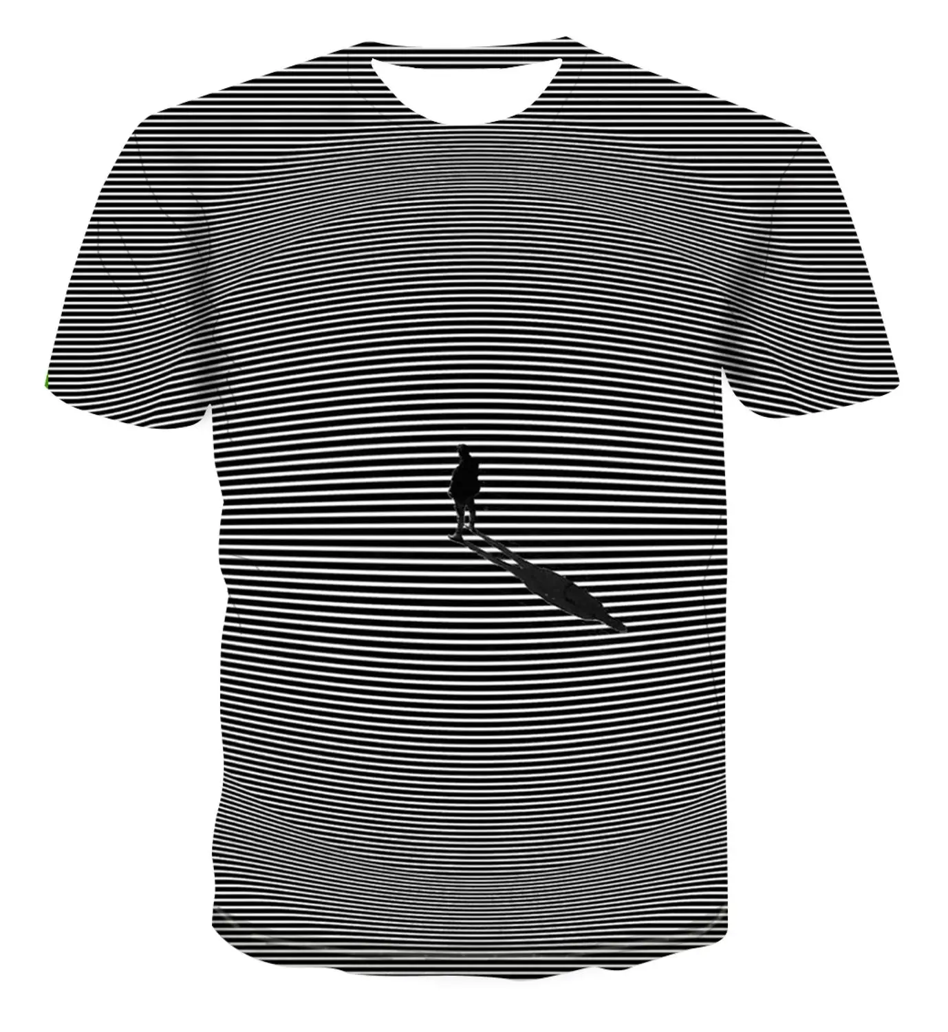 

2020 hot new fashion 3D t-shirt men's all-around short sleeve personality psychedelic dizzy all-around Street Top Men's T-shirt