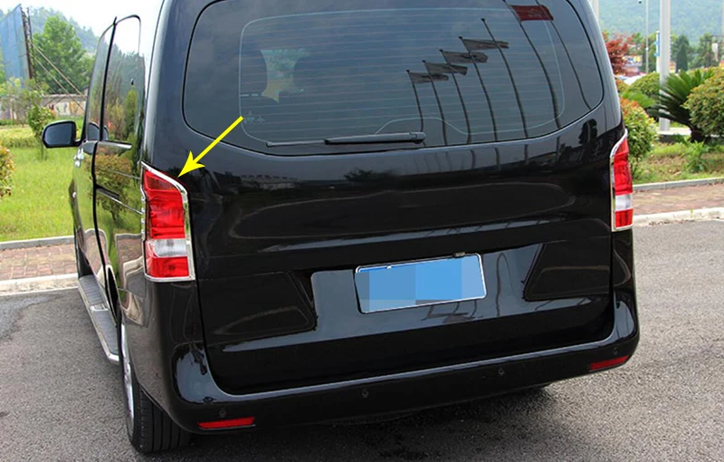 Задняя фара из АБС-пластика для автомобиля 2 шт. задняя отделка Mercedes Benz V-CLASS V250 V260