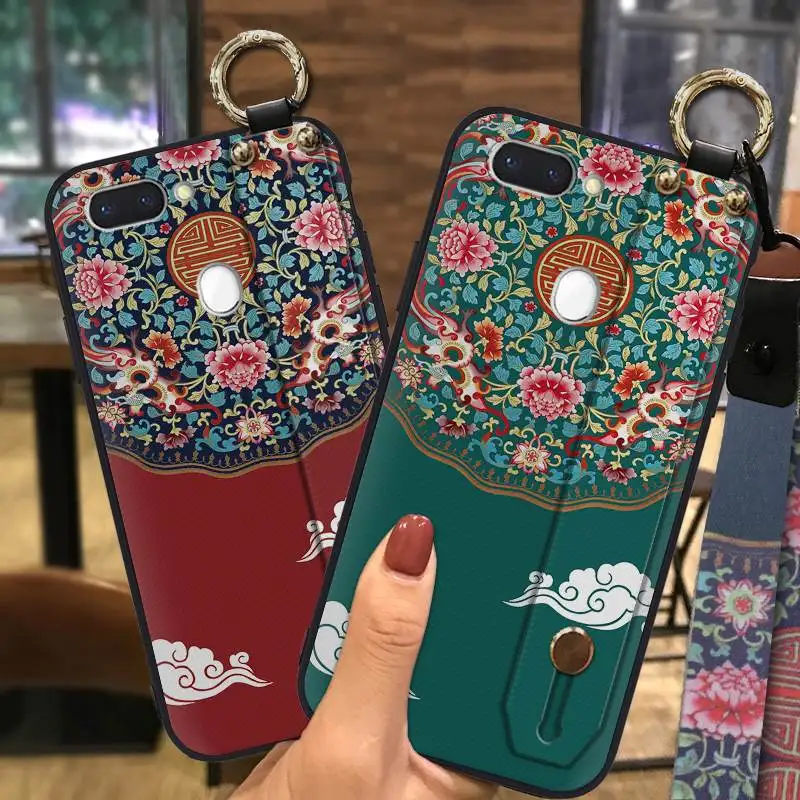 Чехол для телефона в китайском стиле OPPO R15 / Dream зеркальный ремешок с защитой от