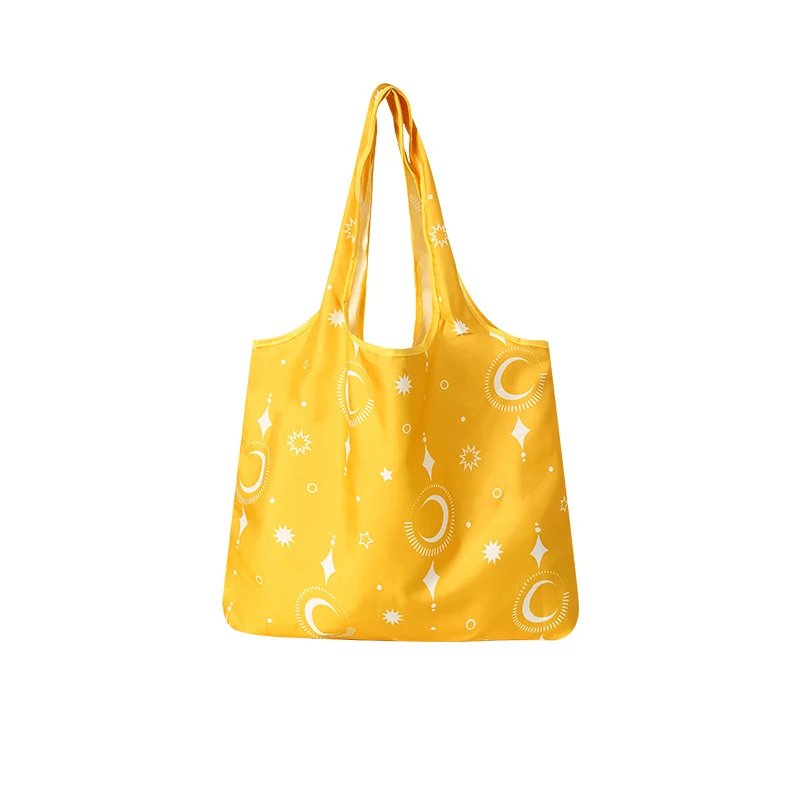 

Convenient Durable Portable Carry Bag Folding Shopping Bag Western style Storage Bags One-shoulder Travel Bags Wholesale