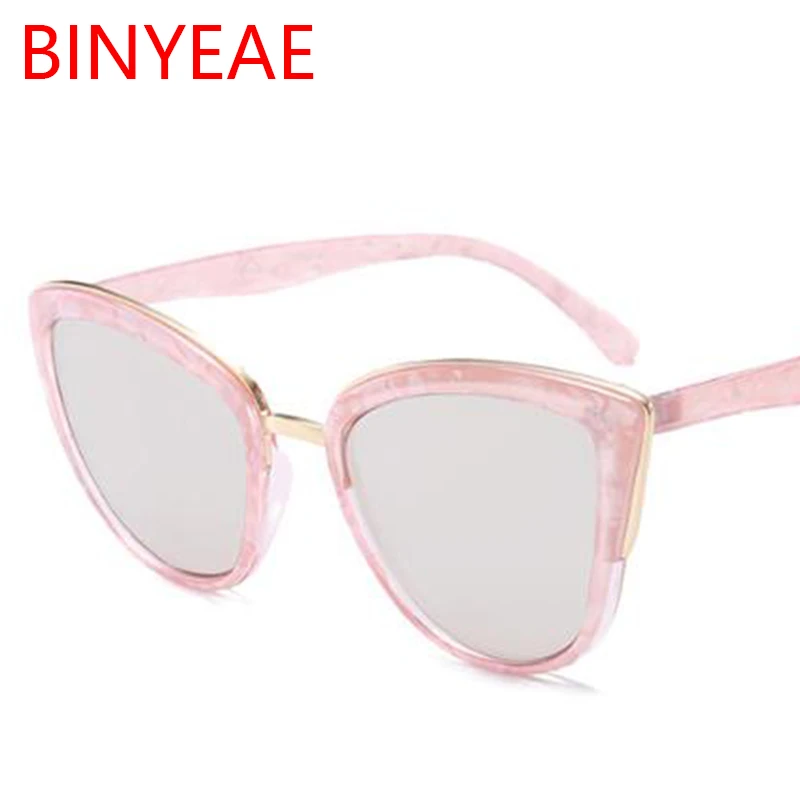 Роскошные солнцезащитные очки кошачий глаз женские модные брендовые