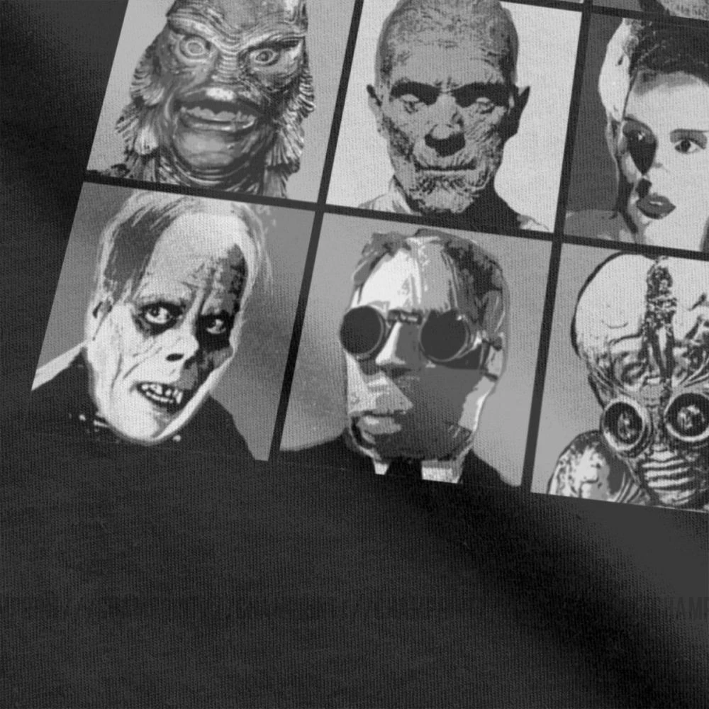 Мужчины Универсальный Warhol футболка Монстров &quotпоп-арт&quot уход за кожей лица ужас