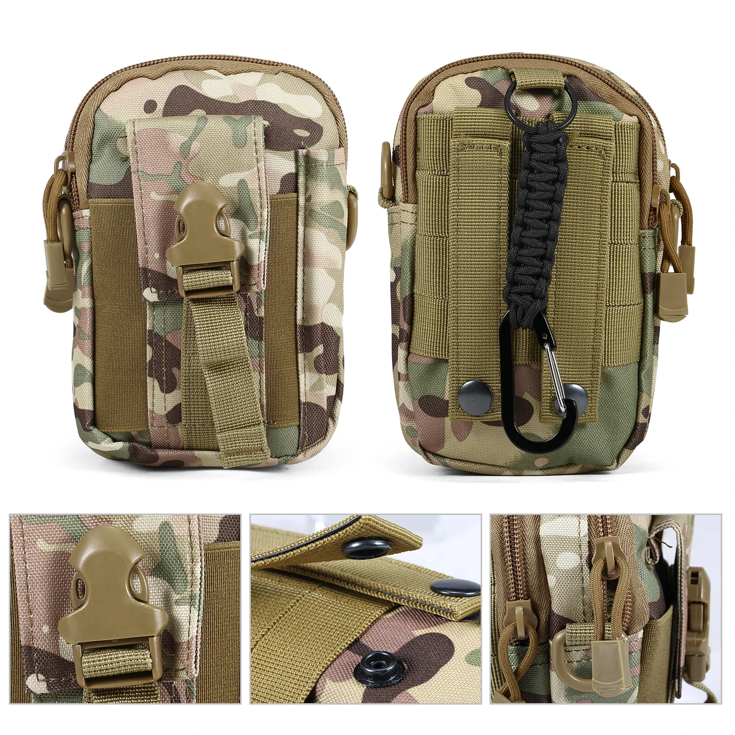 

Тактическая поясная сумка 600D нейлоновая Тактическая Военная поясная сумка с карманом для первой помощи для спорта, походов, бега, кемпинга, ...