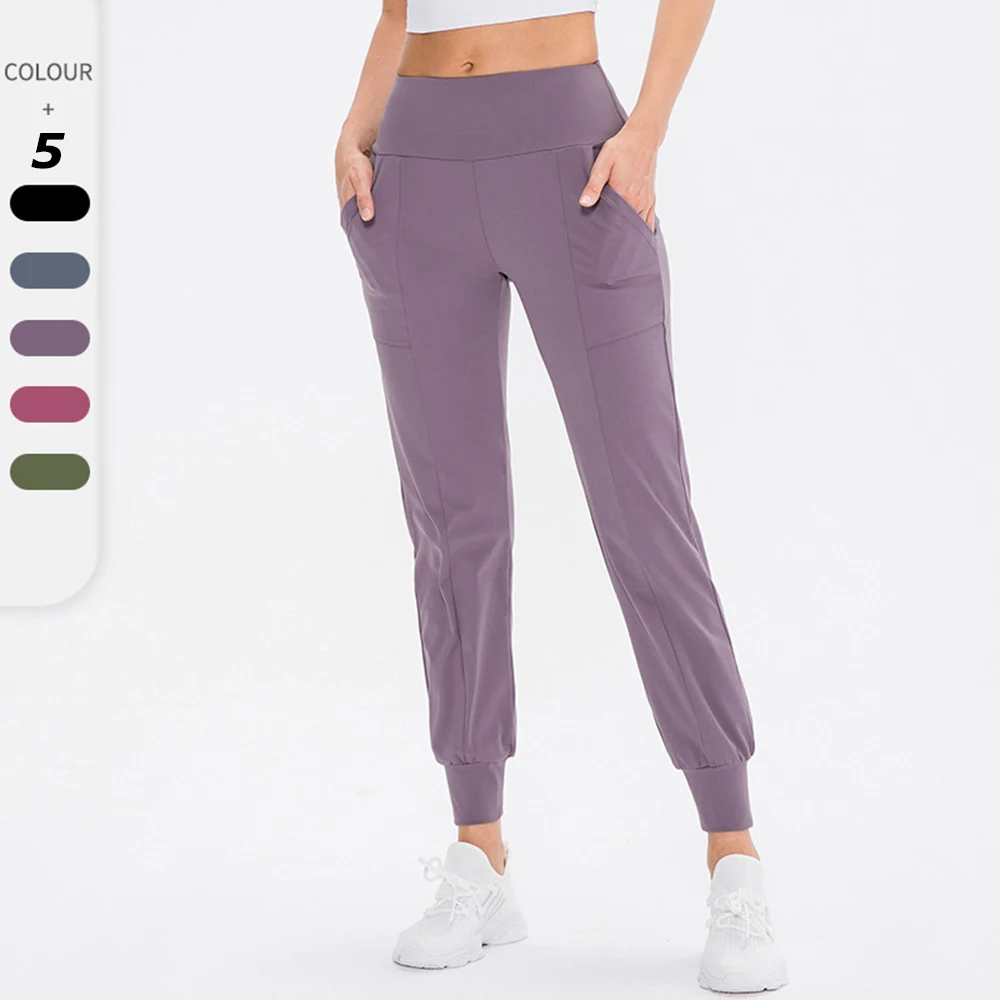 

Брюки для фитнеса для женщин, карманные спортивные мешковатые штаны для бега, брюки для тренировок, повседневные модные штаны для спортзала...
