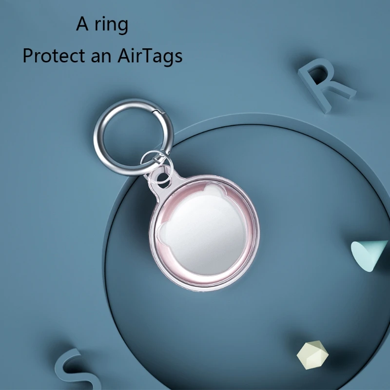 

TPU Soft Protective Cover Soft Silicone Case Shell Location Tracker Protector for AirTags Bluetooth Tracker