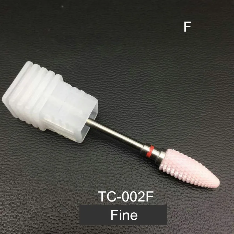 TC-002F RIKONKA 1 шт. керамический сверло для ногтей 3/3" фреза для ногтей Маникюр Педикюр сверлильный станок и аксессуары инструменты для ногтей 26 Тип - Цвет: TC-002F