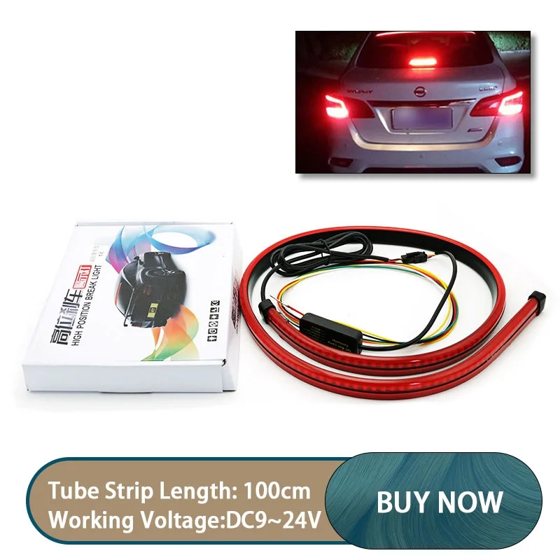 1 шт. багажник тормозной светильник для Ford Focus 2 3 Fiesta Mondeo Fusion Volvo S60 S40 Светодиодные
