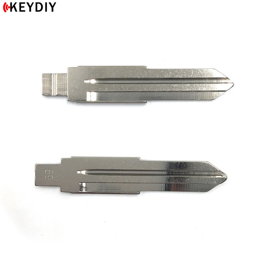 KEYDIY 10 шт./лот металлический пустой без вырезания флип KD дистанционный ключ тип