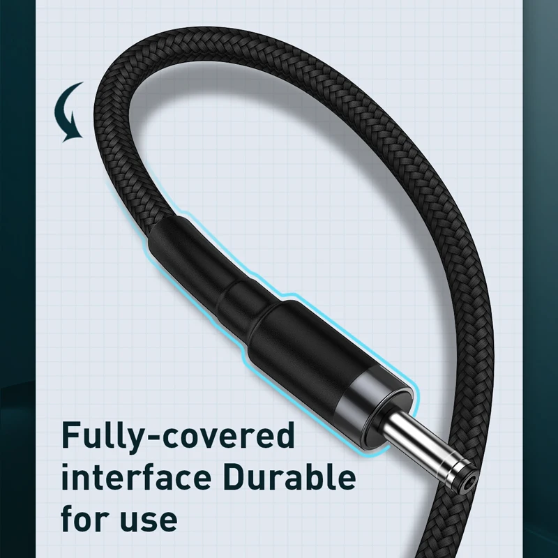 Baseus USB переменного тока в постоянный 3 5 мм Мощность кабель для передачи данных