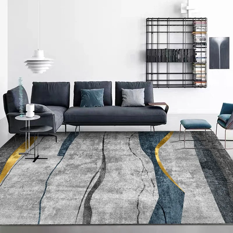 Autumn And Winter Washable Carpet Rug For Living Room Modern Printing Geometric Floor Parlor Mat Bedroom | Дом и сад