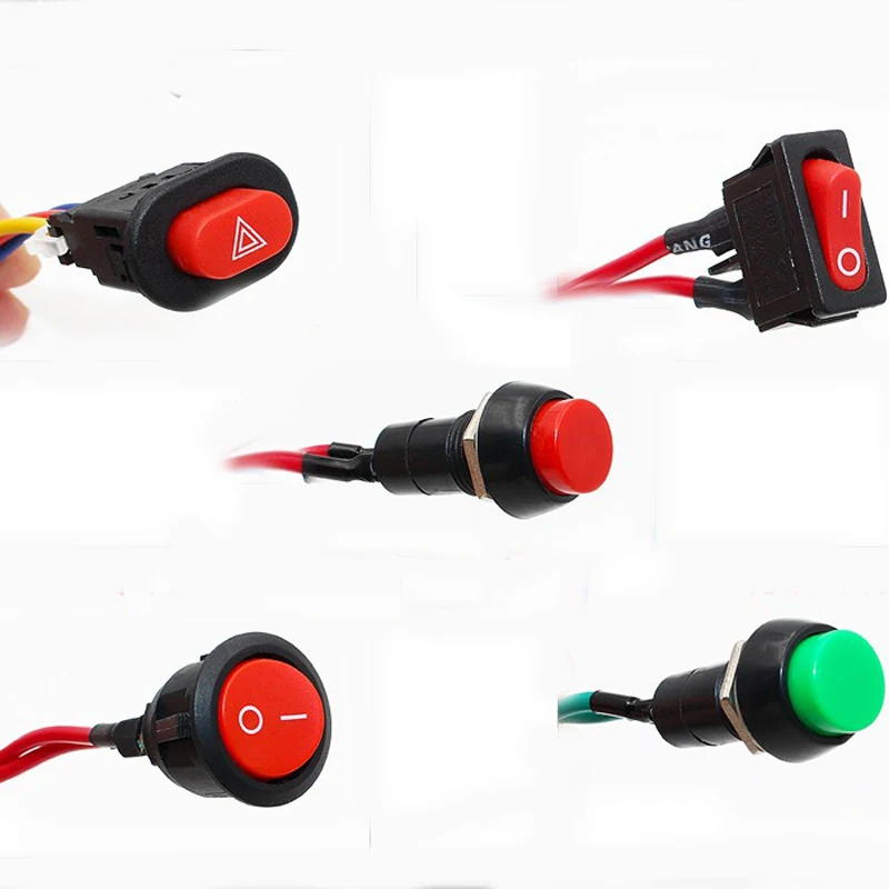 Электрический автомобильный клаксон переключатель батарея автомобиль