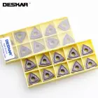 Режущий инструмент DESKAR WNMG080404 WNMG080408 MA MS JMS MQ HS HA GS MM R-S L-S LF6018 LF6118 карбидная вставка для токарного станка, 10 шт.