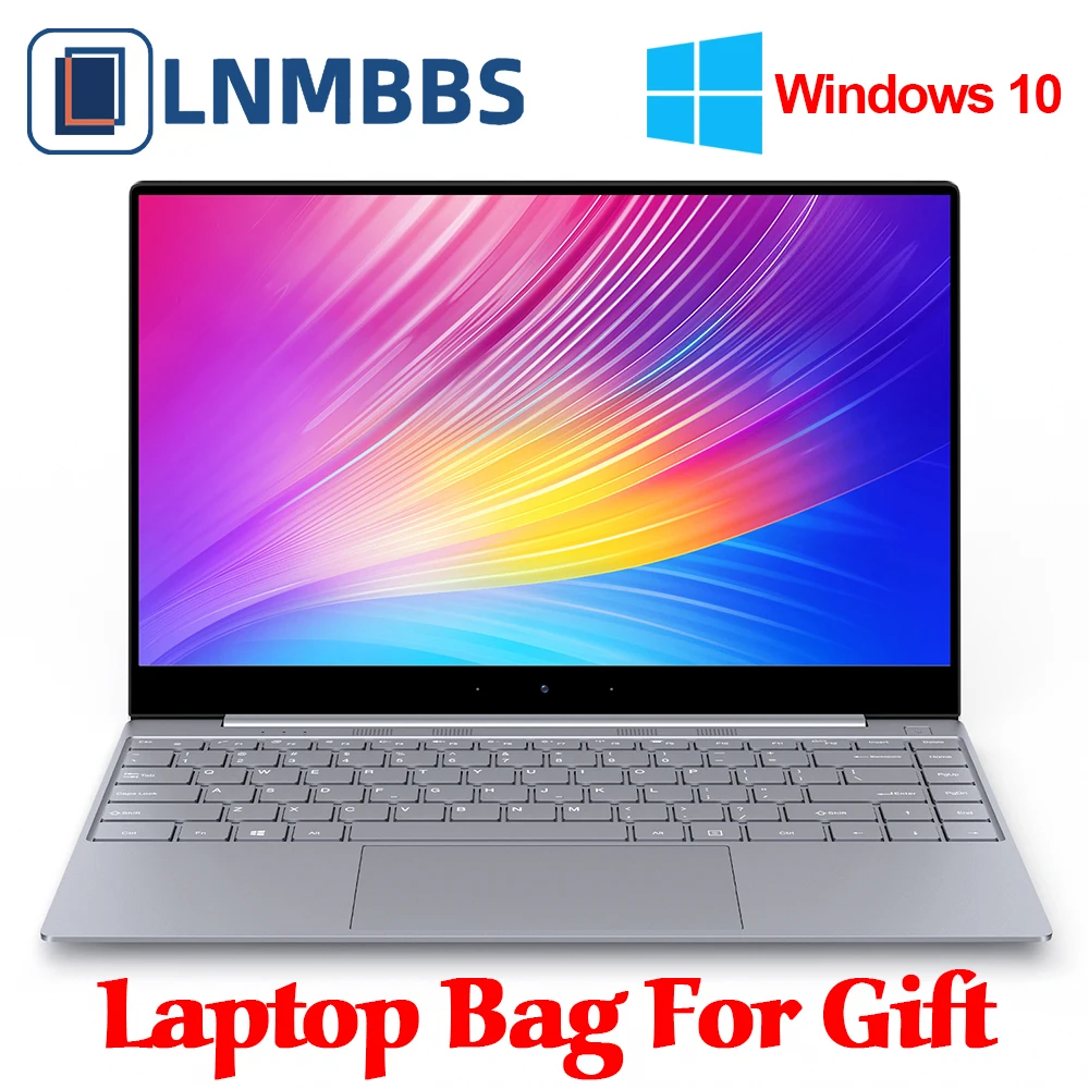 LNMBBS X14 ноутбук 14,1 дюймов ноутбук 8 Гб LPDDR4 256 ГБ SSD Windows 10 1920* 1080IPS intel N4100 BT5.0 wifi 200MP камера Тонкий ноутбук