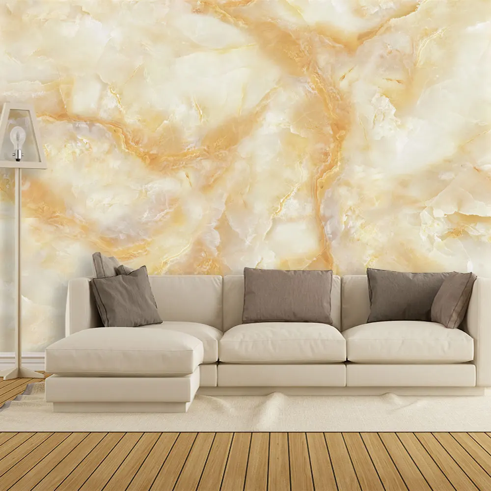 Украшение текстильные обои HD 3D мраморный пейзаж цветок рассвет фон Стена Rou Shiru |