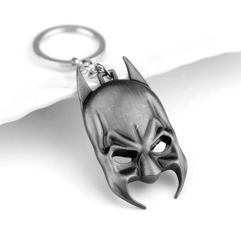 Silver Горячая серия фильмов Бэтмен Риддлер брелок с джокером высокое качество цинковый сплав мини брелок «Джокер» для женщин мужчин фильм Ювелирные изделия Подарки - Цвет: Silver