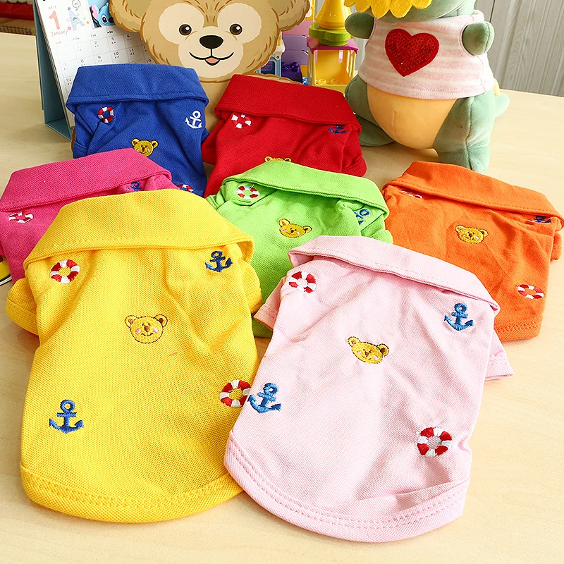 Роскошная Корейская одежда для собак среднего размера милая летняя небольшая