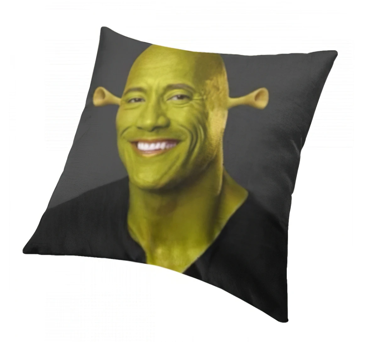 Dwayne 'The Shrok Johnson Polyester Decor Pillow Case Home Cushion Cover 45*45cm | Дом и сад