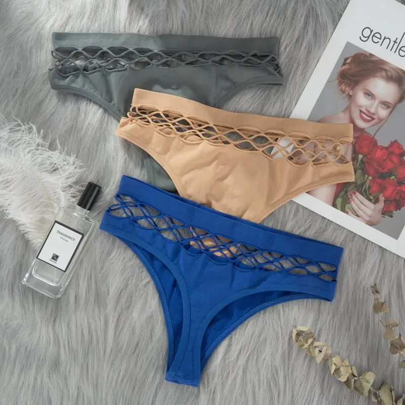 

New Women's Underwear Panties Sexy High Elastic Mesh Thong Hip Hip Waist Breathable Comfortable Female Fashion Lingerie