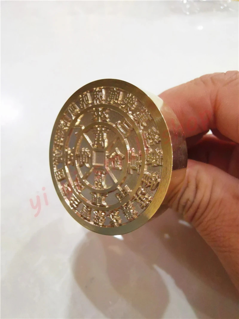 Taoist seal чистая медь золото десять тысяч Liang одностороннее уплотнение Волшебные