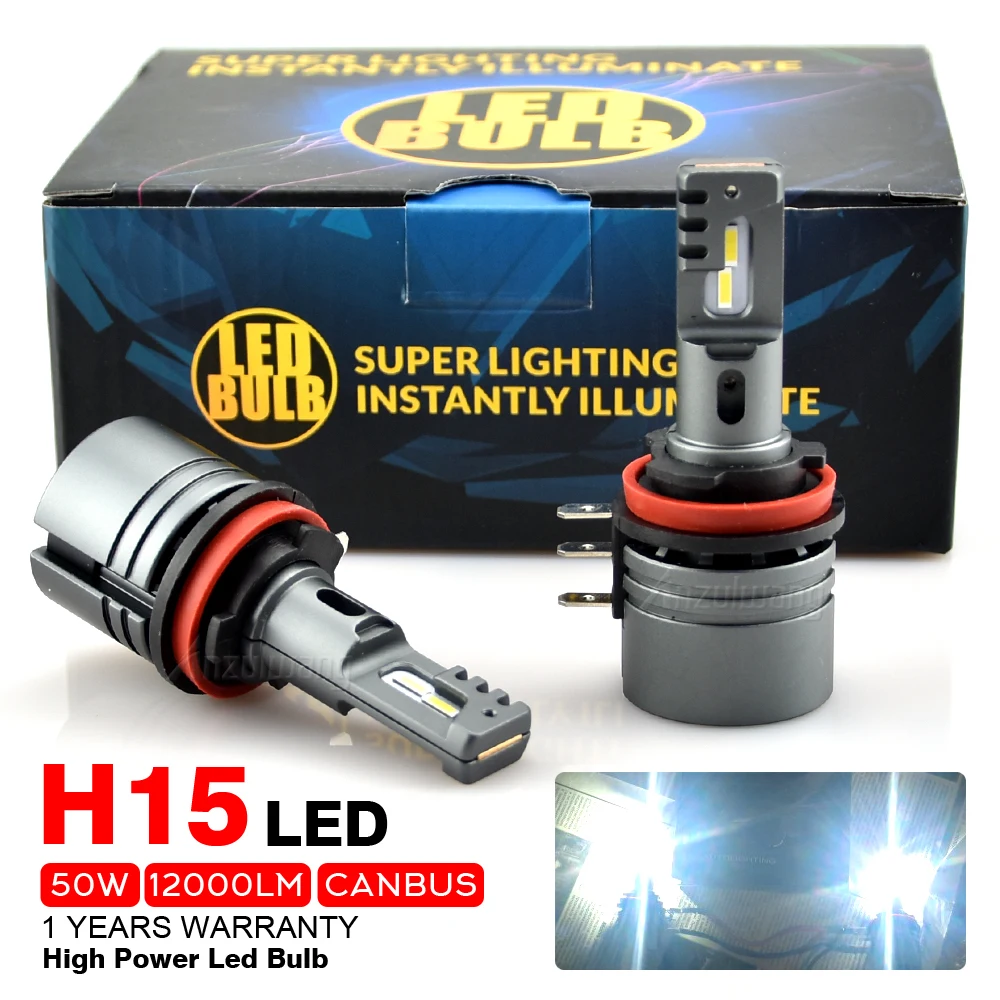 

Дневные ходовые огни H15 LED Canbus, автомобильные фары 12000 лм DRLs для Mazda/BMW/Mercedes GLK/A180/Audi Q7 A6 A3/Golf 6 7