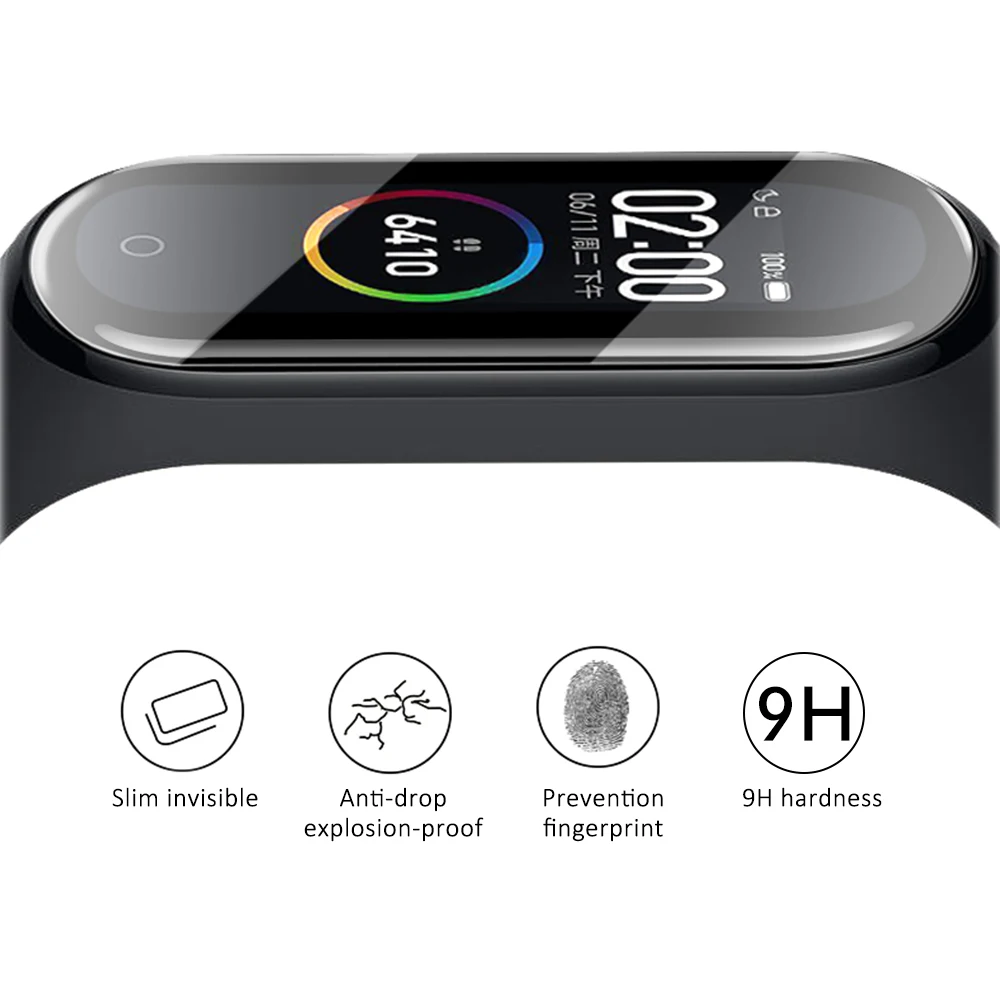 Soft Screen Protector for Xiaomi Mi Band 5 4 Film HD TPU Protective band Band5 Global Version | Мобильные телефоны и