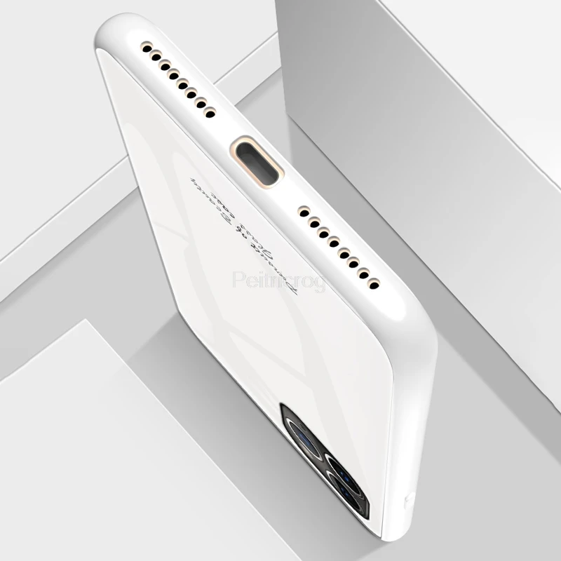 Роскошный чехол из закаленного стекла карамельных цветов для Samsung Galaxy S10 S10E S9 S8 Plus