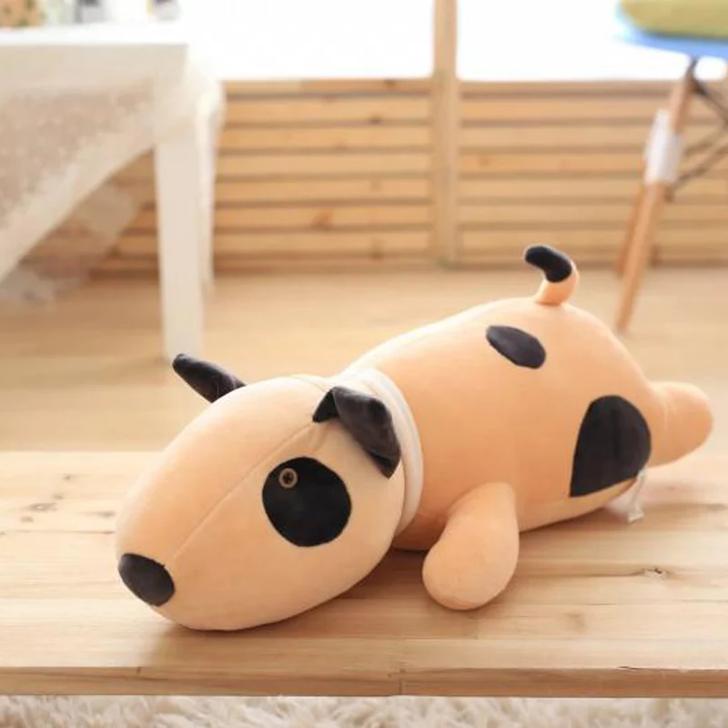 Милая мягкая собака-бультерьер плюшевая собака подушка кукла детская игрушка