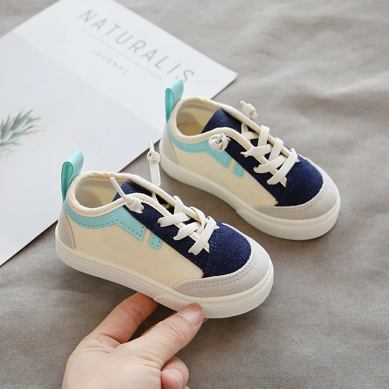 Детская парусиновая обувь весенне-осенняя Повседневная Тканевая для мальчиков и