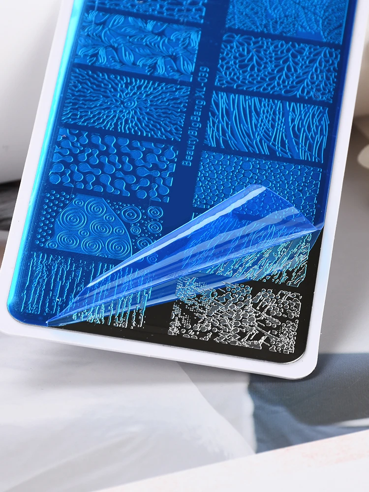 BeautyBigBang штампованные пластины дерево с узором древесной коры листья водоворот