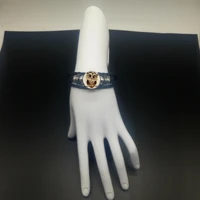 2019 new fashion popular cute owl rope leather braided bracelet charm bracelet