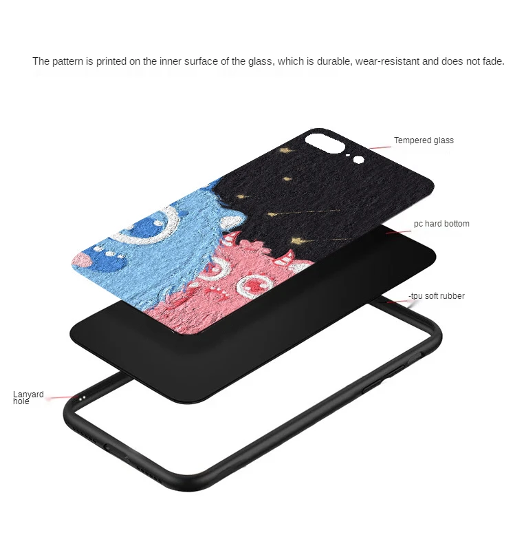 

Disney Monster Couple Phone Case for iPhone12/11pro max/ ix i7/i8p cartoon cute phone cover 12mini/6s/12promax/se/xr/xs/xsmax