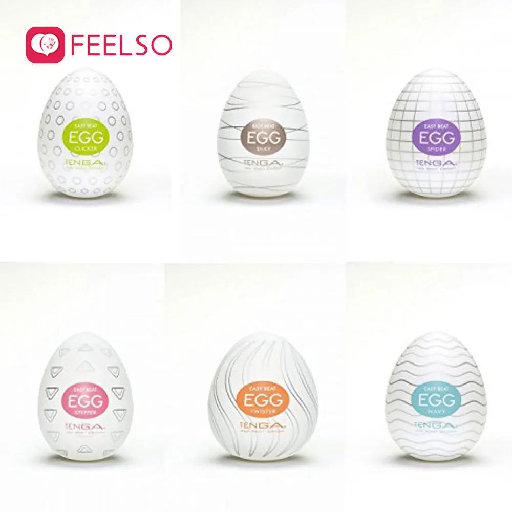 Tenga Eggs 6 шт. Мужской мастурбатор Вагина большой фаллоимитатор для взрослых