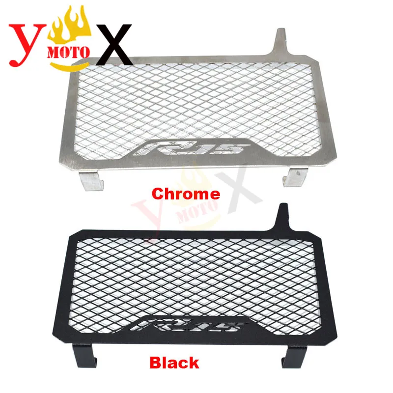 Черная/Серебристая крышка радиатора для мотоцикла защитная сетка системы