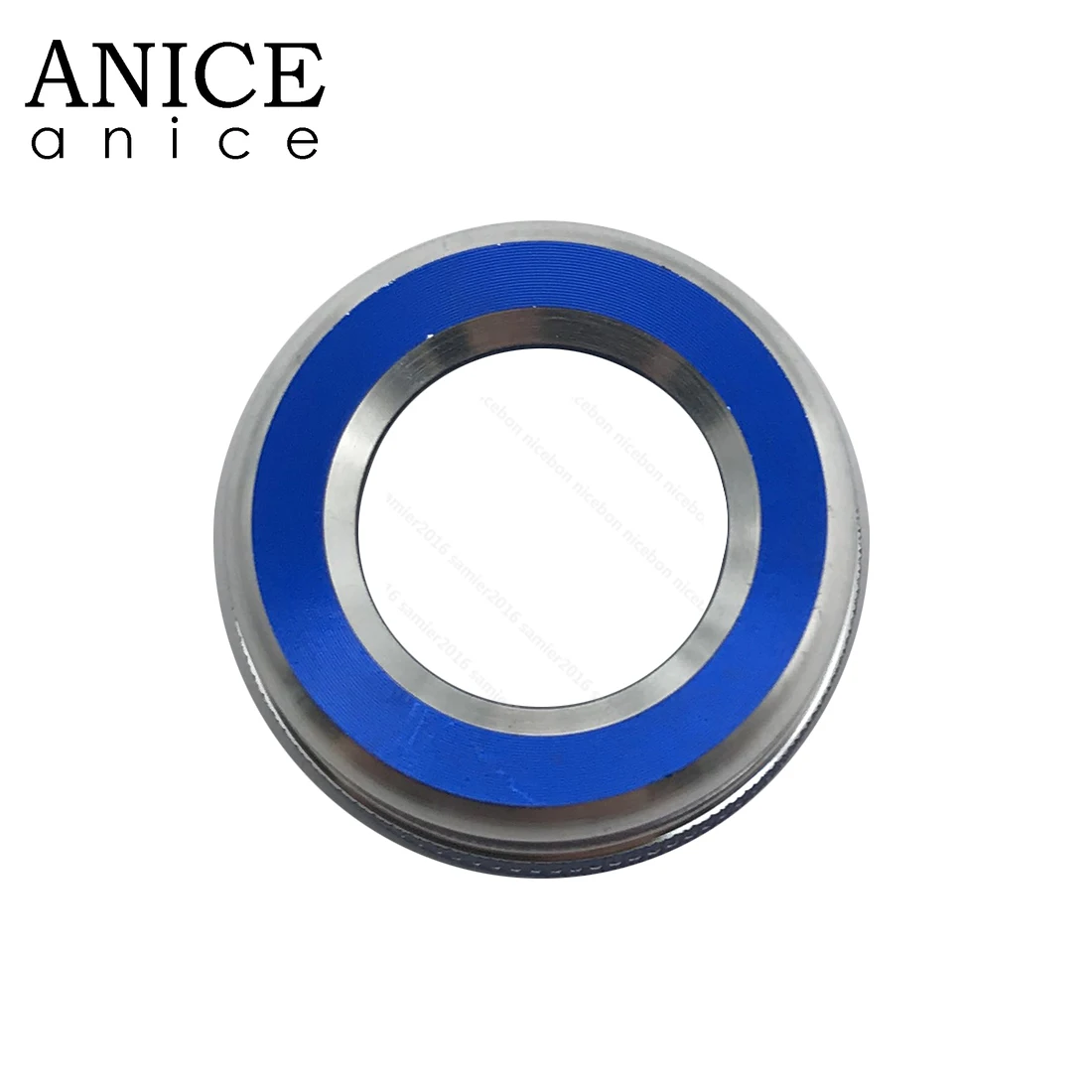 blue Aluminium Alloy Rearview Mirrors Switch Ring Cover Trim Fit for Toyota Fortuner Hilux Prius Alphard Vellfire | Автомобили и